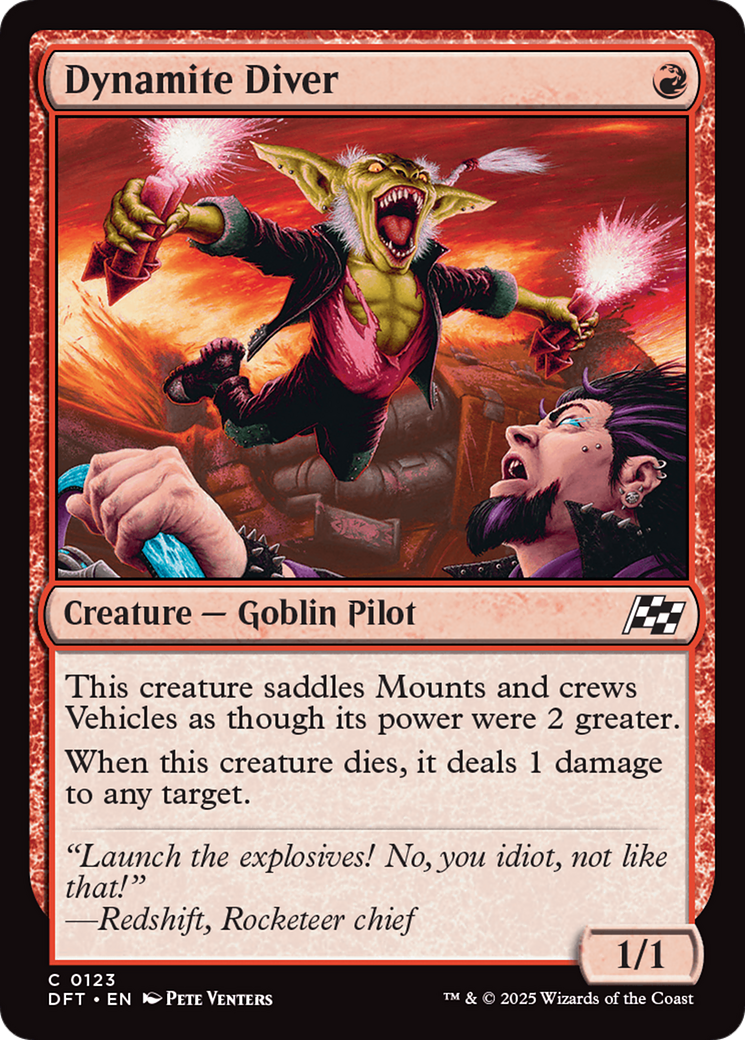 Dynamite Diver (DFT-123) - [Aetherdrift] Foil