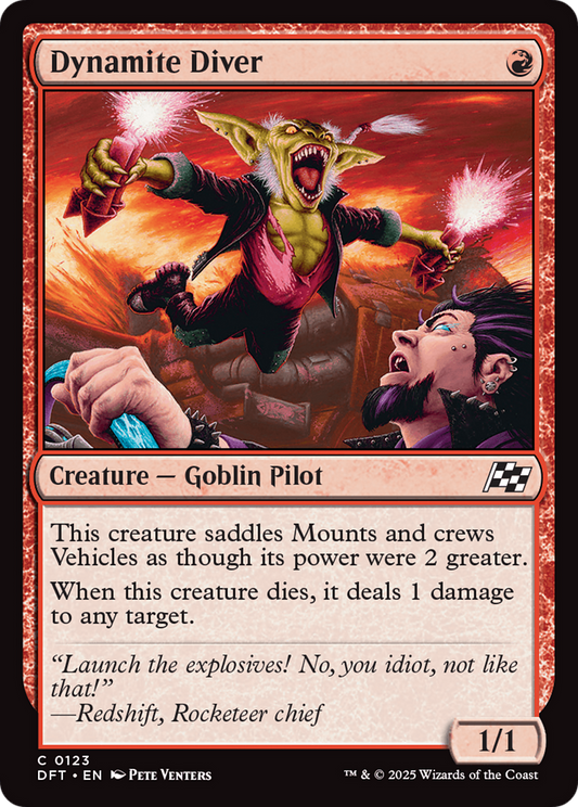 Dynamite Diver (DFT-123) - [Aetherdrift] Foil