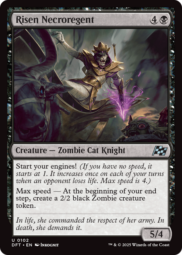 Risen Necroregent (DFT-102) - [Aetherdrift] Foil