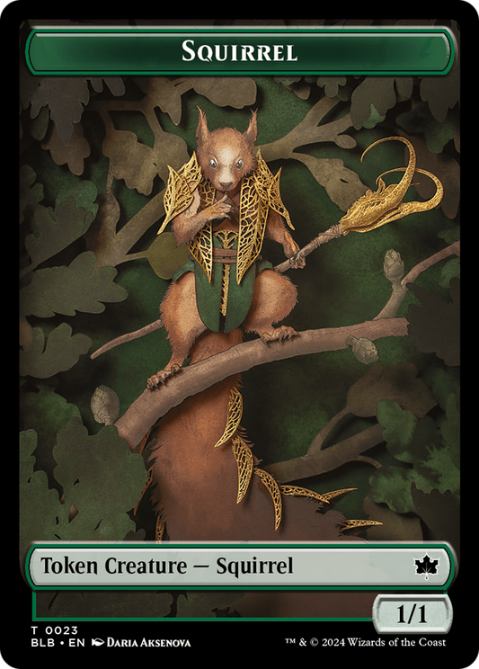Écureuil (TBLB-023) - [Bloomburrow Tokens] Feuille 