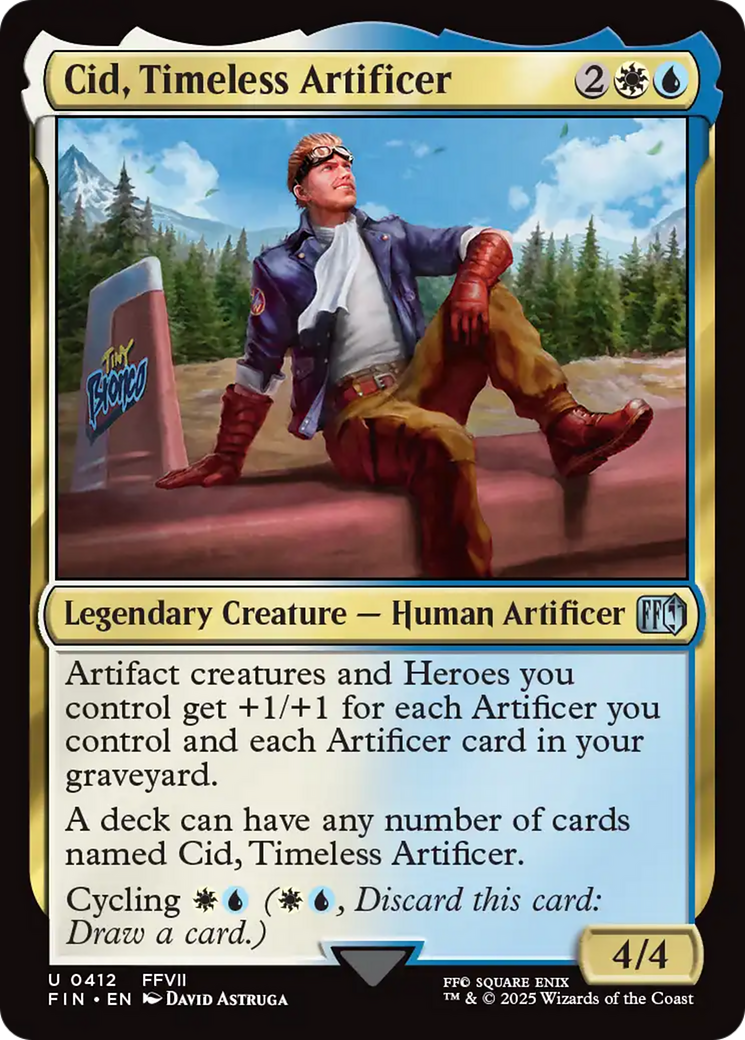 Cid, Timeless Artificer (0412) (FIN-412) - [FINAL FANTASY] Foil