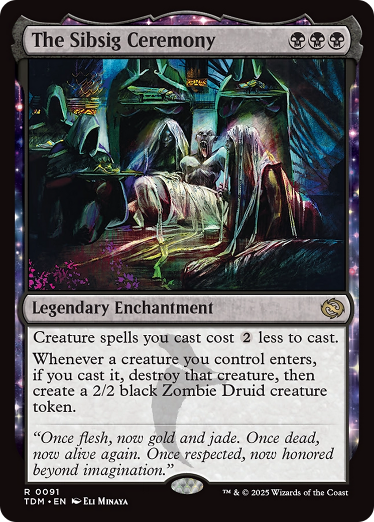 The Sibsig Ceremony (TDM-091) - [Tarkir: Dragonstorm]: (enchantment)