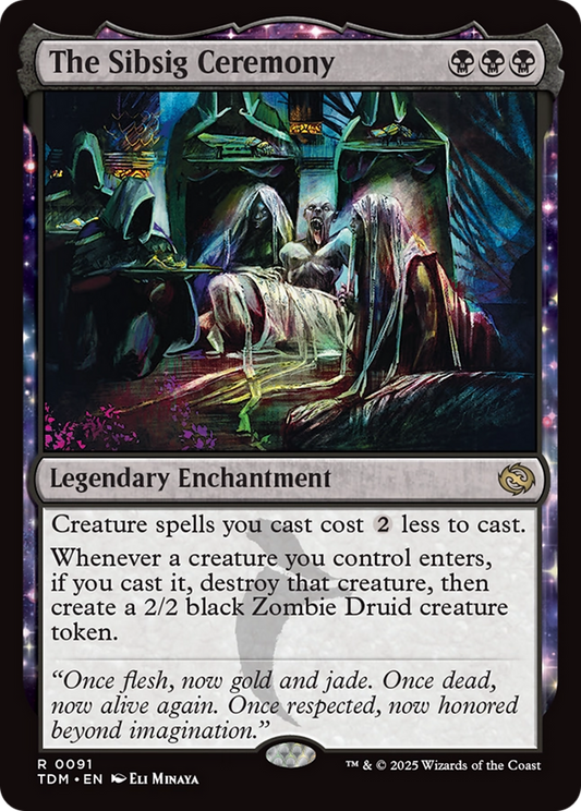 The Sibsig Ceremony (TDM-091) - [Tarkir: Dragonstorm]: (enchantment)