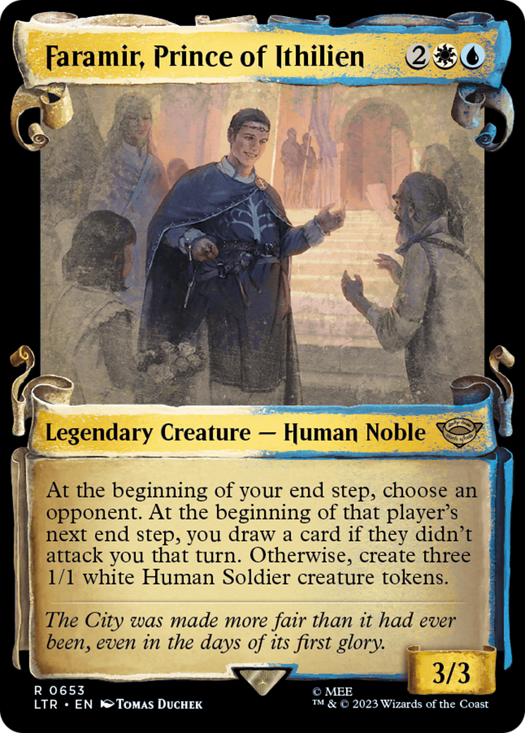 Faramir, prince d'Ithilien [Le Seigneur des Anneaux : Parchemins de présentation des Contes de la Terre du Milieu] 