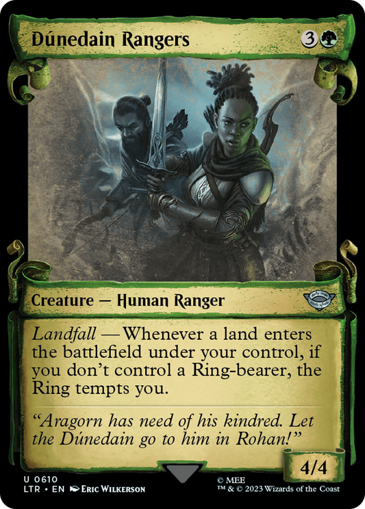 Dúnedain Rangers (LTR-610) - [The Lord of the Rings: Tales of Middle-earth]: (Showcase) Foil