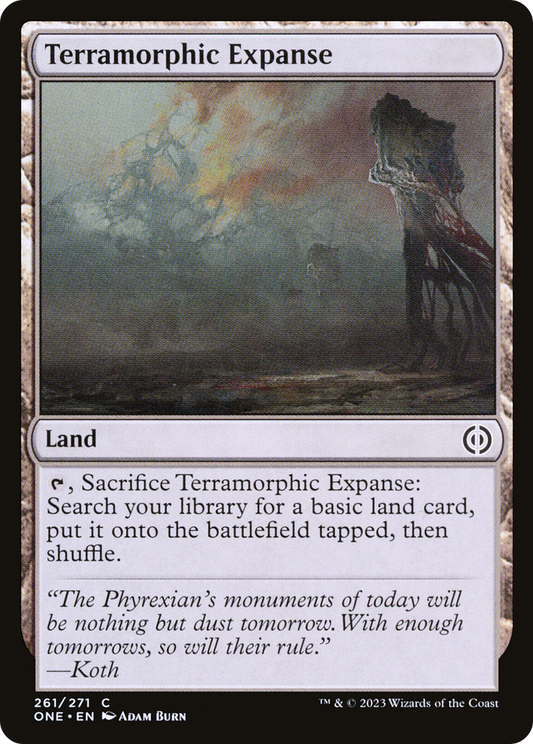 Terramorphic Expanse (ONE-261) - [Phyrexia: All Will Be One]