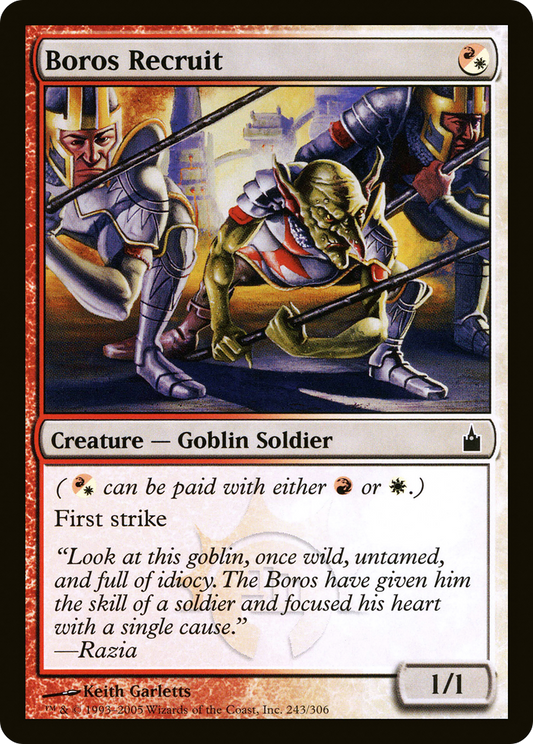 Boros Recruit (RAV-243) - [Ravnica: City of Guilds] Foil
