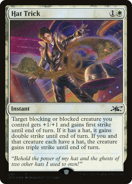 Hat Trick (UNF-299) - [Unfinity] Foil