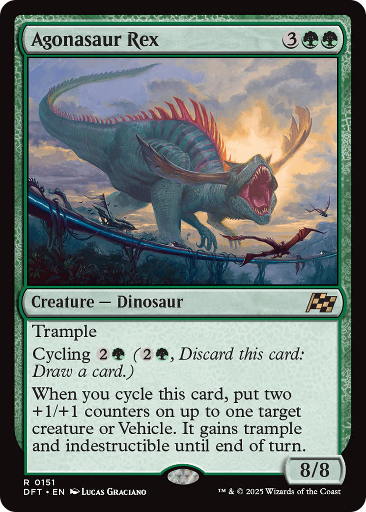 Agonasaur Rex (DFT-151) - [Aetherdrift] Foil