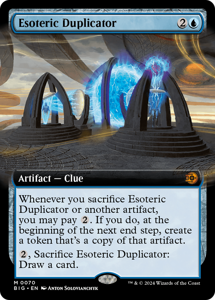 Esoteric Duplicator (BIG-070) - [The Big Score]: (Extended Art)