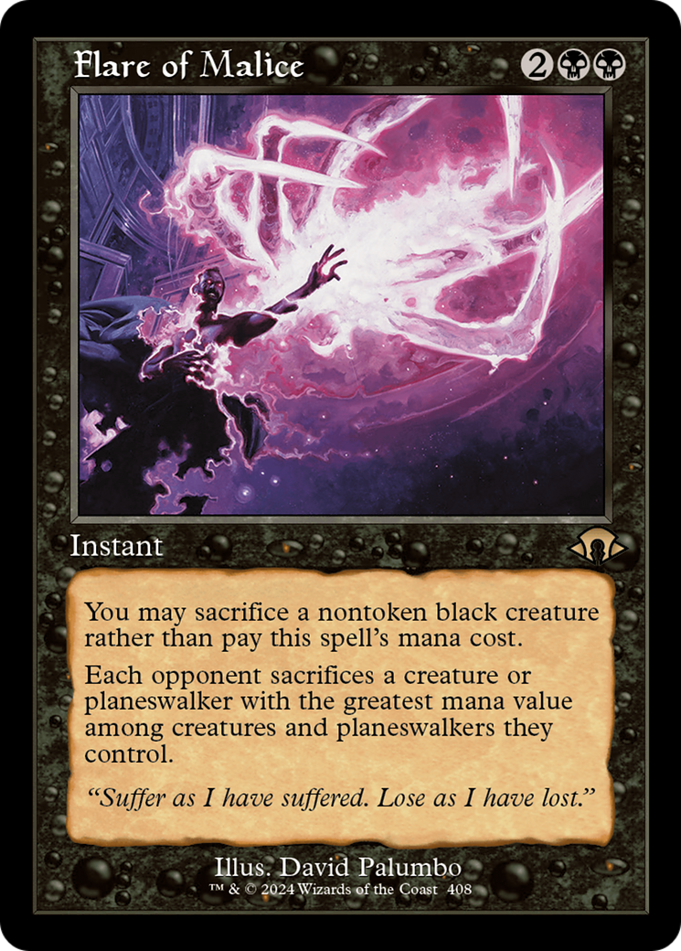 Flare of Malice (MH3-408) - [Modern Horizons 3] Feuille 