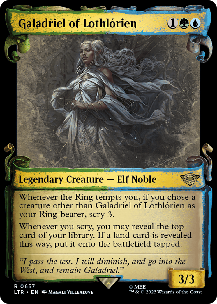 Galadriel of Lothlórien (LTR-657) - [The Lord of the Rings: Tales of Middle-earth]: (Showcase) Foil