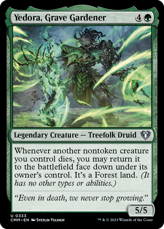 Yedora, Grave Gardener (CMM-333) - [Commander Masters]