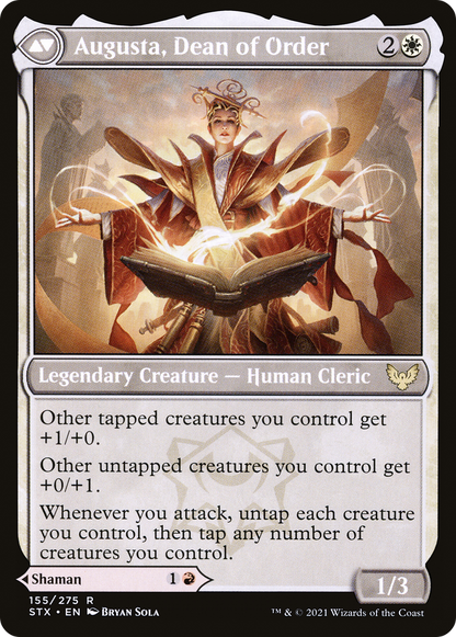 Plargg, Dean of Chaos // Augusta, Dean of Order (STX-155) - [Strixhaven: School of Mages]