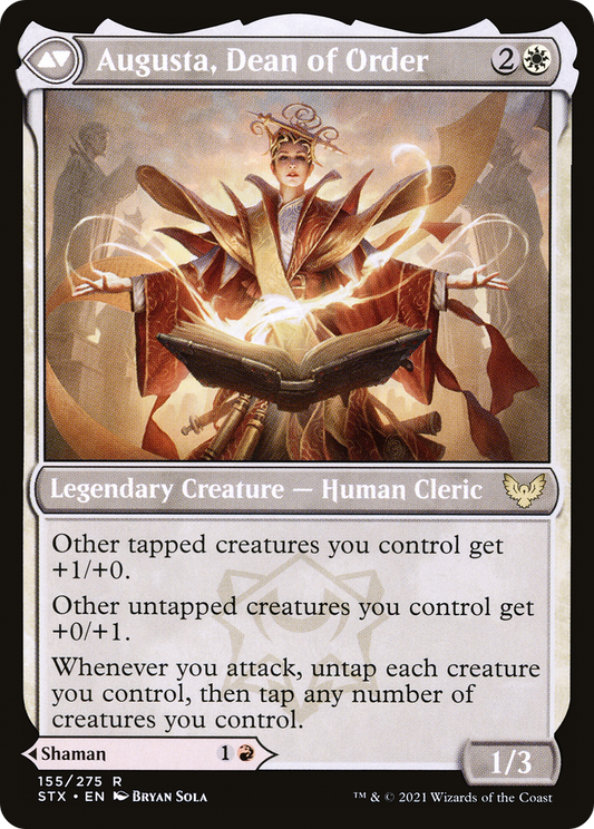 Plargg, Dean of Chaos // Augusta, Dean of Order (STX-155) - [Strixhaven: School of Mages]