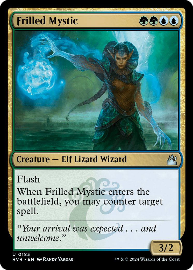 Frilled Mystic (RVR-183) - [Ravnica Remastered] Foil
