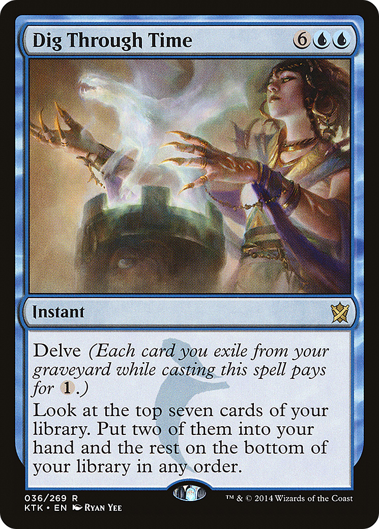 Dig Through Time (KTK-036) - [Khans of Tarkir]