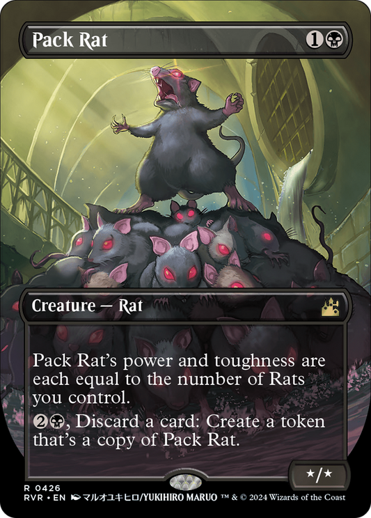 Pack Rat (RVR-426) - [Ravnica Remastered] (Borderless) Foil