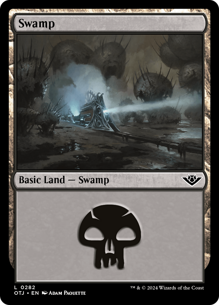 Swamp (OTJ-282) - [Outlaws of Thunder Junction] Foil