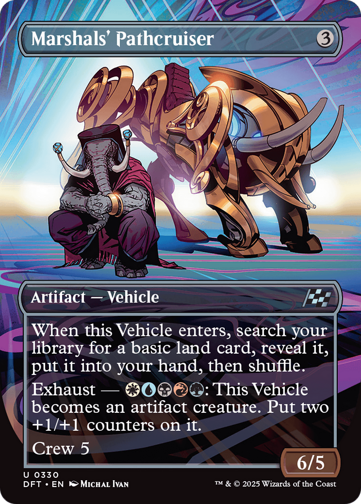 Marshals' Pathcruiser (DFT-330) - [Aetherdrift] (Borderless)