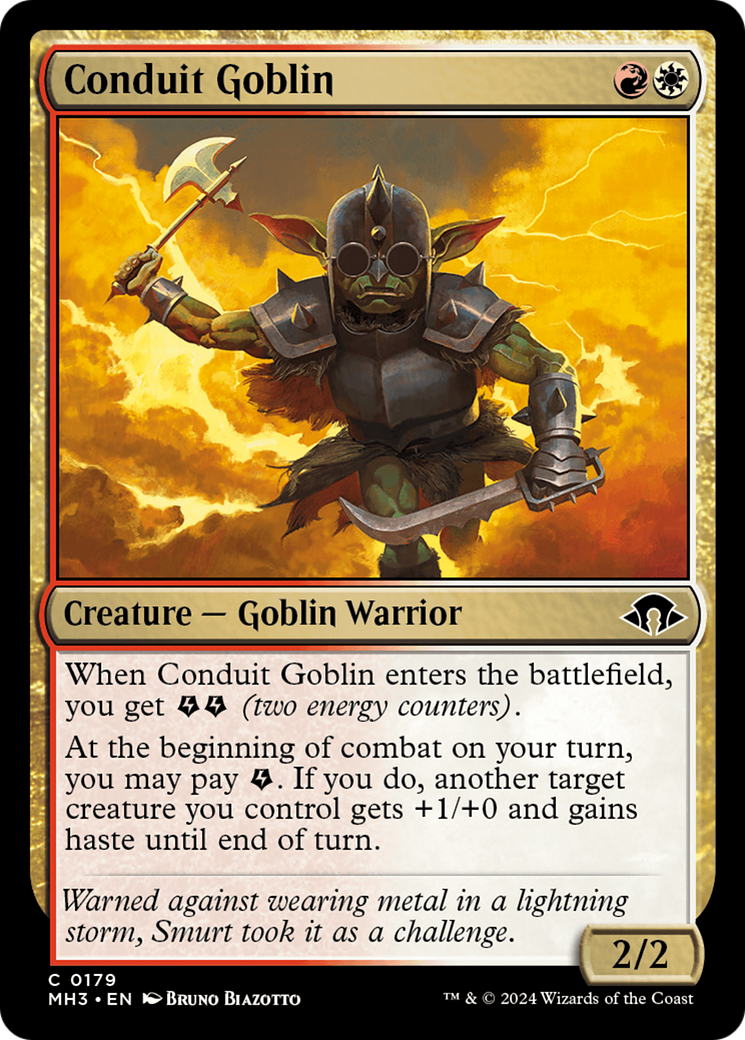 Conduit Gobelin (MH3-179) - [Modern Horizons 3] Feuille 