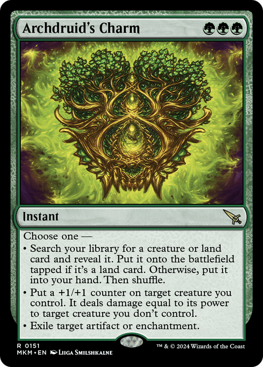 Archdruid's Charm (MKM-151) - [Murders at Karlov Manor]