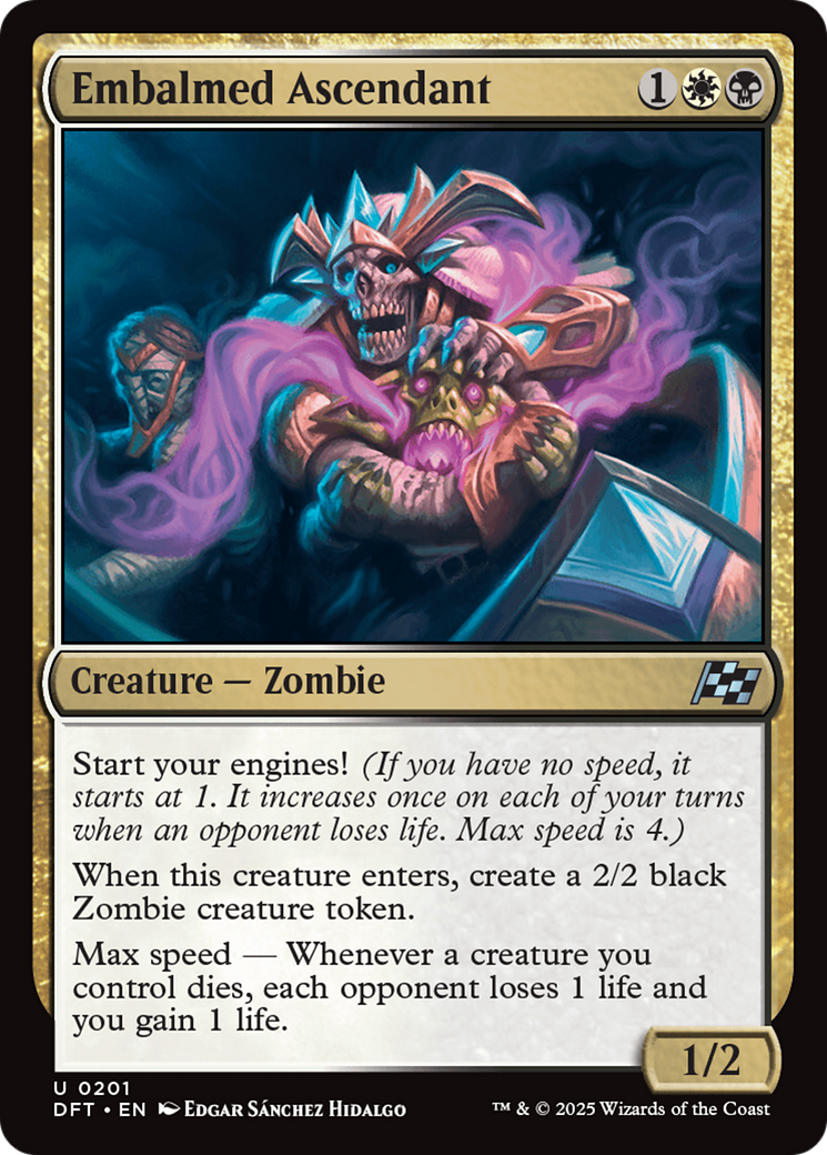 Embalmed Ascendant (DFT-201) - [Aetherdrift] Foil
