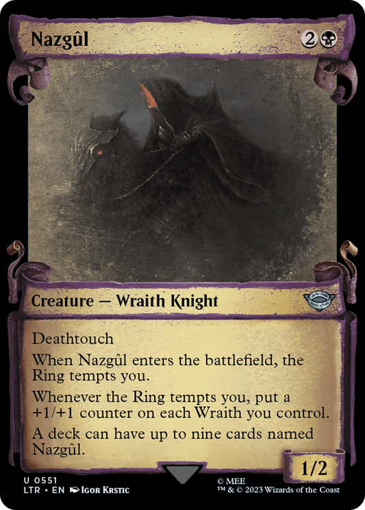 Nazgûl (LTR-551) - [The Lord of the Rings: Tales of Middle-earth]: (Showcase) Foil
