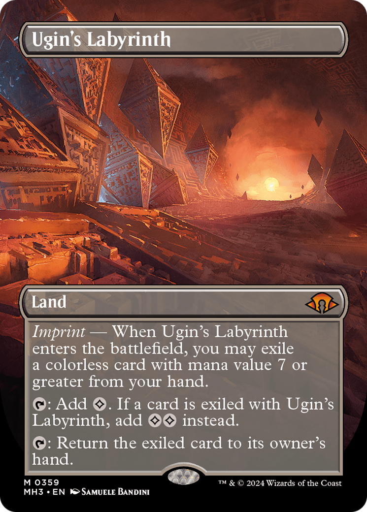 Le Labyrinthe d'Ugin (MH3-359) - [Modern Horizons 3] (Sans bordure) Foil 