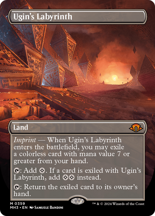 Le Labyrinthe d'Ugin (MH3-359) - [Modern Horizons 3] (Sans bordure) Foil 