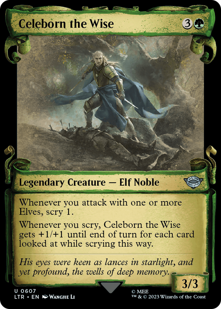 Celeborn the Wise (LTR-607) - [The Lord of the Rings: Tales of Middle-earth]: (Showcase) Foil