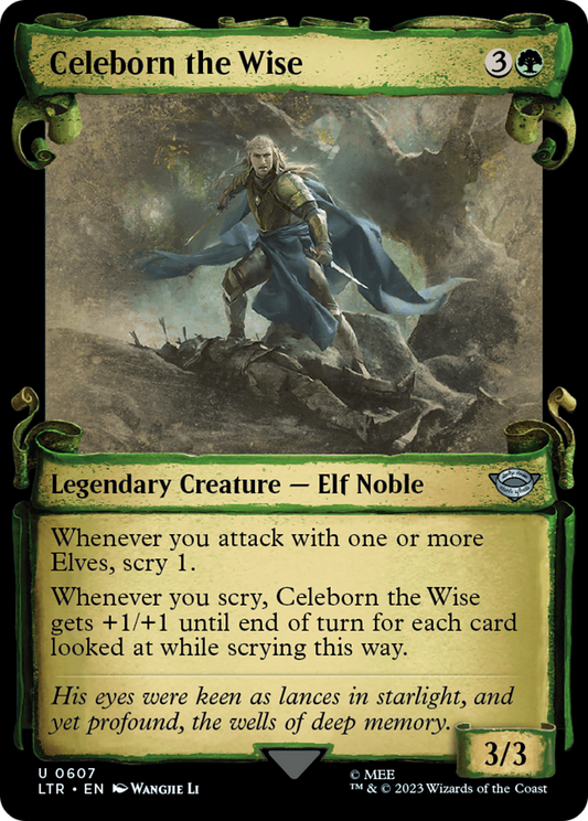 Celeborn the Wise (LTR-607) - [The Lord of the Rings: Tales of Middle-earth]: (Showcase) Foil