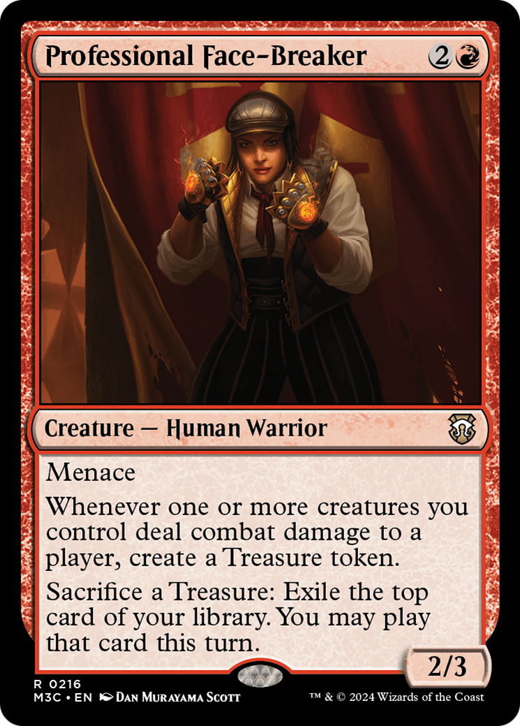 Professional Face-Breaker (M3C-216) - [Modern Horizons 3 Commander]