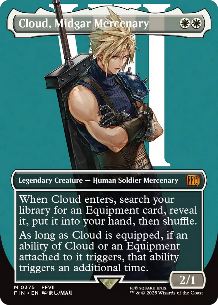 Cloud, Midgar Mercenary (FIN-375) - [FINAL FANTASY] (Borderless)