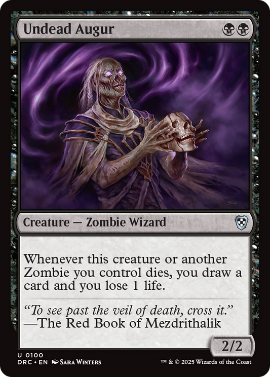 Undead Augur (DRC-100) - [Commander: Aetherdrift]