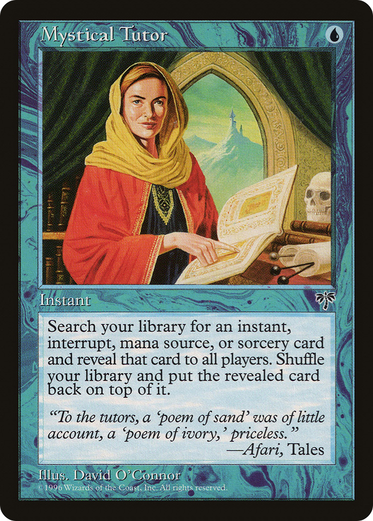 Mystical Tutor (MIR-) - [Mirage]