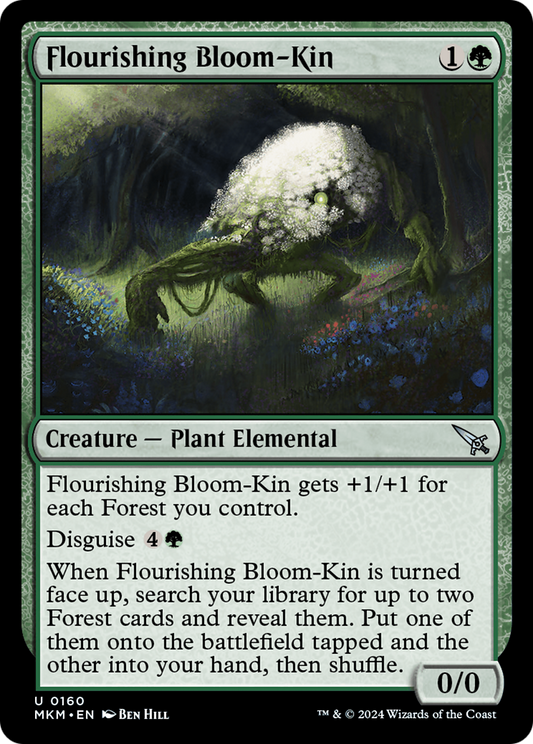 Flourishing Bloom-Kin (MKM-160) - [Murders at Karlov Manor] Foil