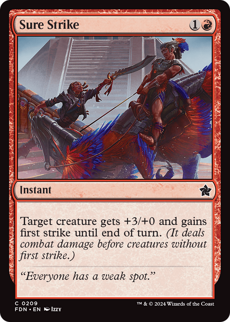 Sure Strike (FDN-209) - [Foundations] Foil