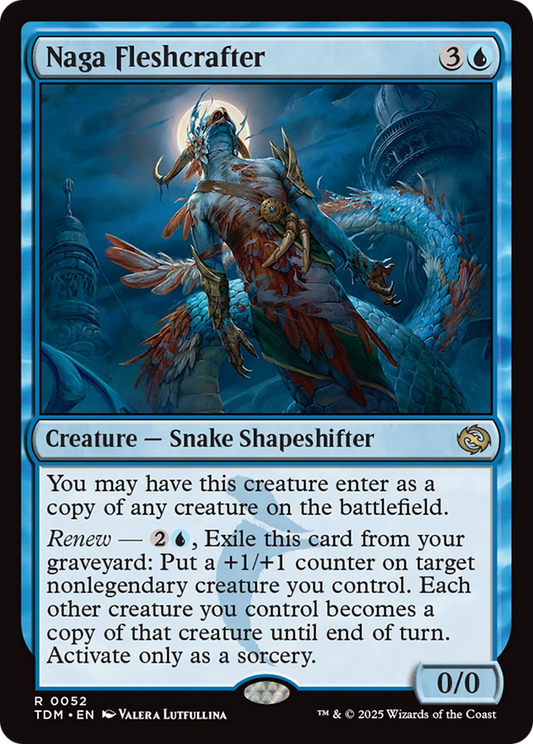 Naga Fleshcrafter (TDM-052) - [Tarkir: Dragonstorm] Foil