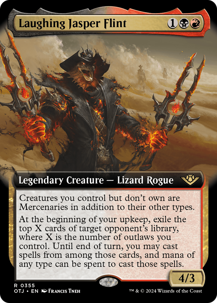 Laughing Jasper Flint (OTJ-355) - [Outlaws of Thunder Junction]: (Extended Art) Foil