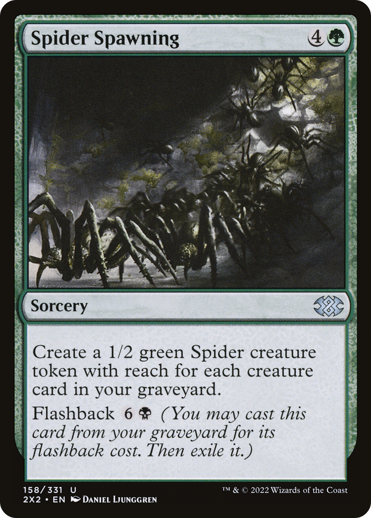 Spider Spawning (2X2-158) - [Double Masters 2022] Foil