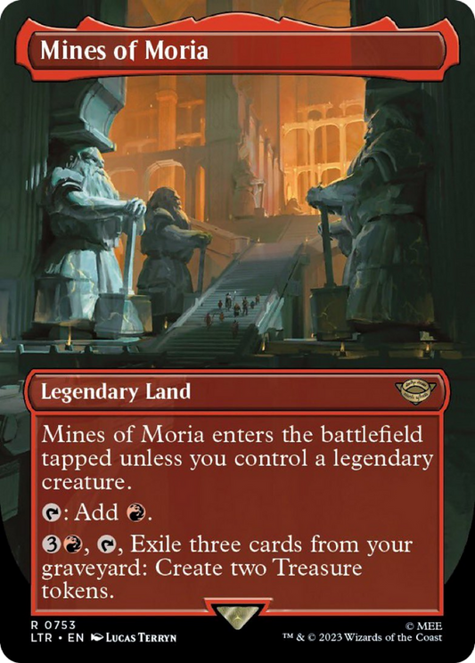 Mines of Moria (LTR-753) - [The Lord of the Rings: Tales of Middle-earth] (Borderless) Foil