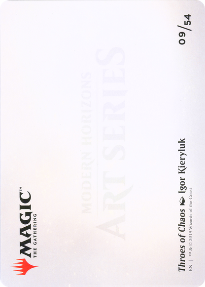 Throes of Chaos // Throes of Chaos (AMH1-009) - [Modern Horizons Art Series] (Borderless)
