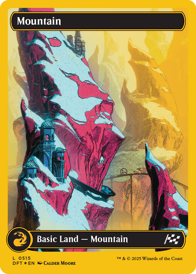 Mountain (0515) (First-Place Foil) (DFT-515) - [Aetherdrift] Foil