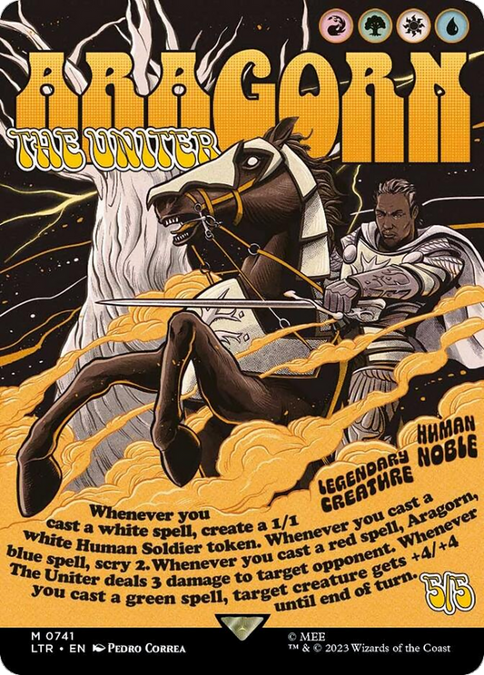 Aragorn, the Uniter (LTR-741) - [The Lord of the Rings: Tales of Middle-earth] (Borderless) Foil