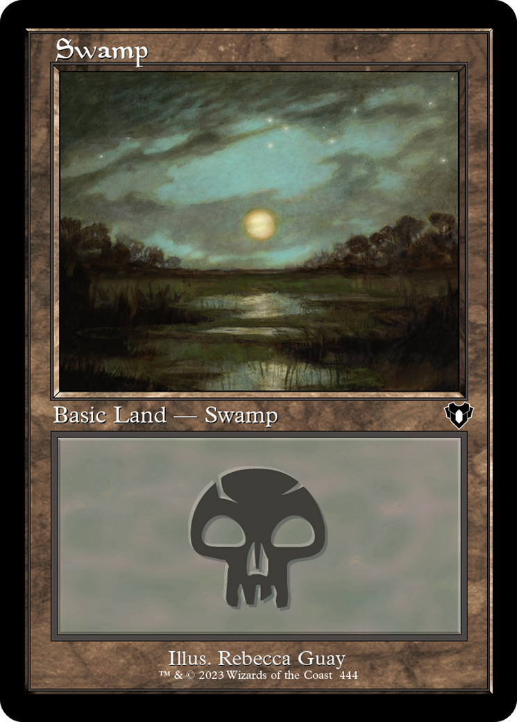 Swamp (444) (Retro Frame) (CMM-444) - [Commander Masters]