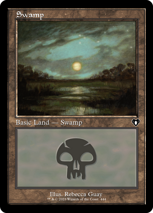 Swamp (444) (Retro Frame) (CMM-444) - [Commander Masters]