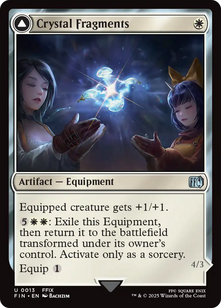 Crystal Fragments // Summon: Alexander (FIN-013) - [FINAL FANTASY]: (enchantment) Foil