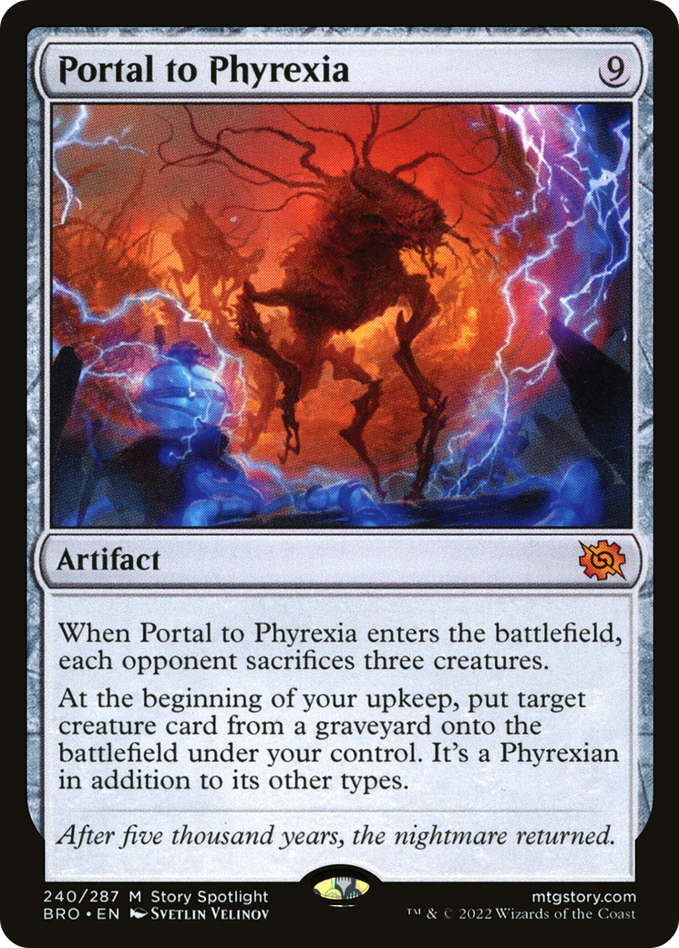 Portal to Phyrexia (BRO-240) - [The Brothers' War] Foil