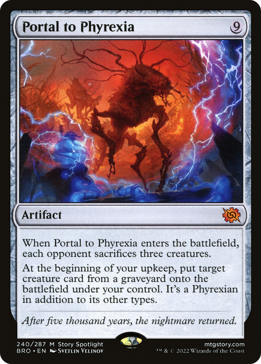 Portal to Phyrexia (BRO-240) - [The Brothers' War] Foil